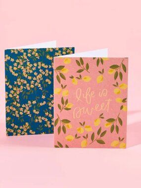 Happy Planner x Marabou Design Sweet Florals Note Cards, New